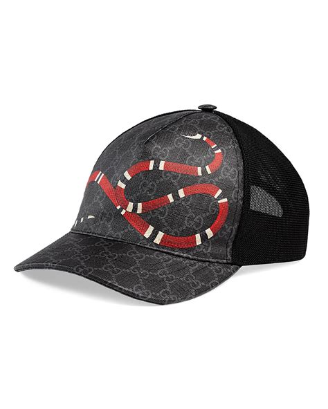 black gucci supreme hat|snake Gucci hat.